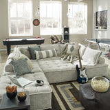 Ashley Furniture - BALES TAUPE ACCENT CHAIR - Light Brown Fabric - Chairs - Additional View 11