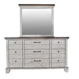 Bear Creek Dresser And Mirror - White