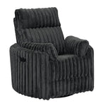 Avenida Glider Recliner - Gunmetal
