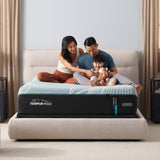 Tempur Sealy - Luxeadapt 2.0 Medium Hybrid King Mattress - White|Black Fabric - Mattresses - Additional View 5