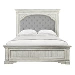 Steve Silver Furniture - Highland Park Queen Bed - White - Faux Leather - Beds