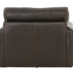 CAMEROON BROWN LEATHER SWIVEL CHAIR - Additional View 5