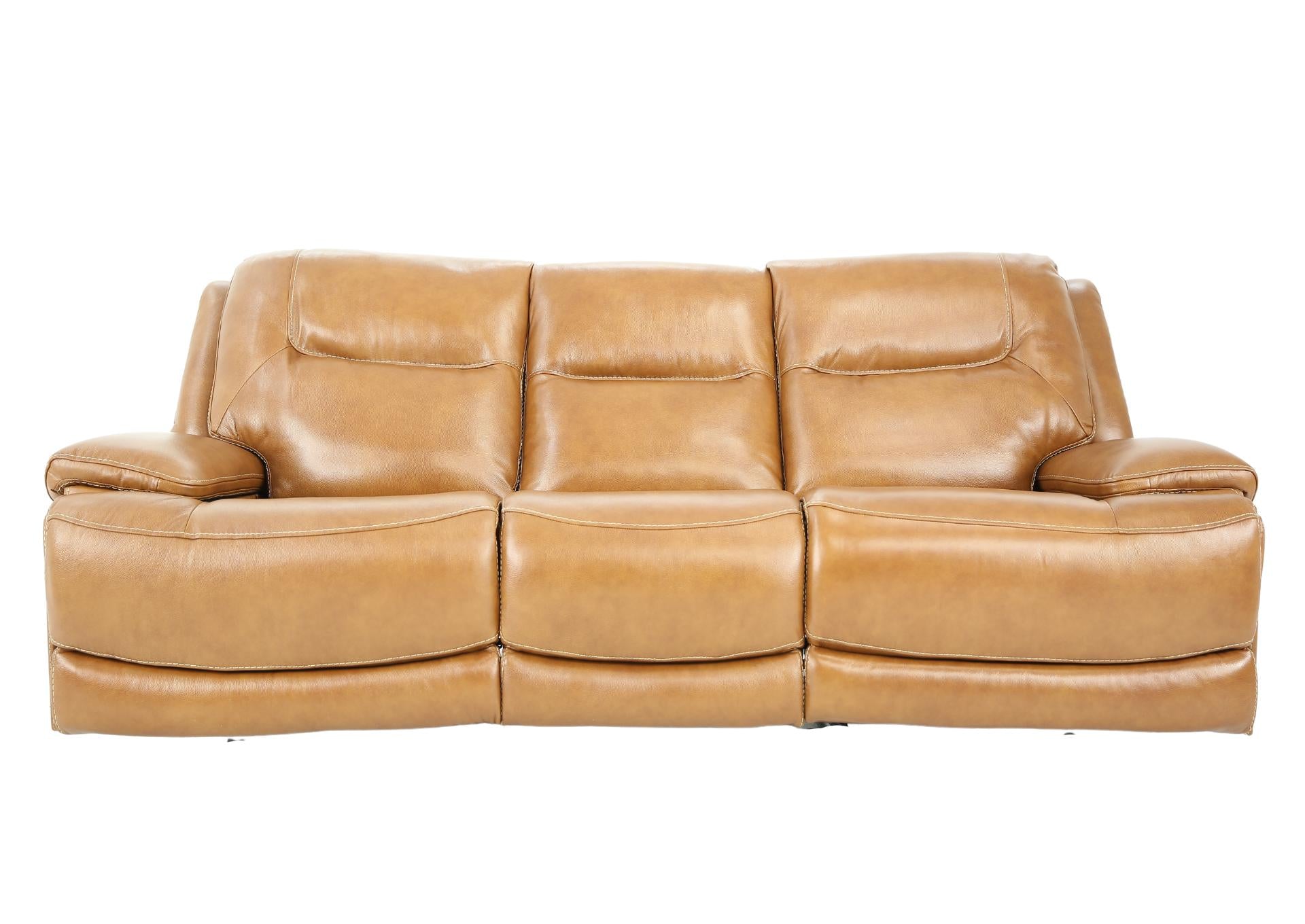 BERLIN BUCKSKIN LEATHER 2P POWER SOFA