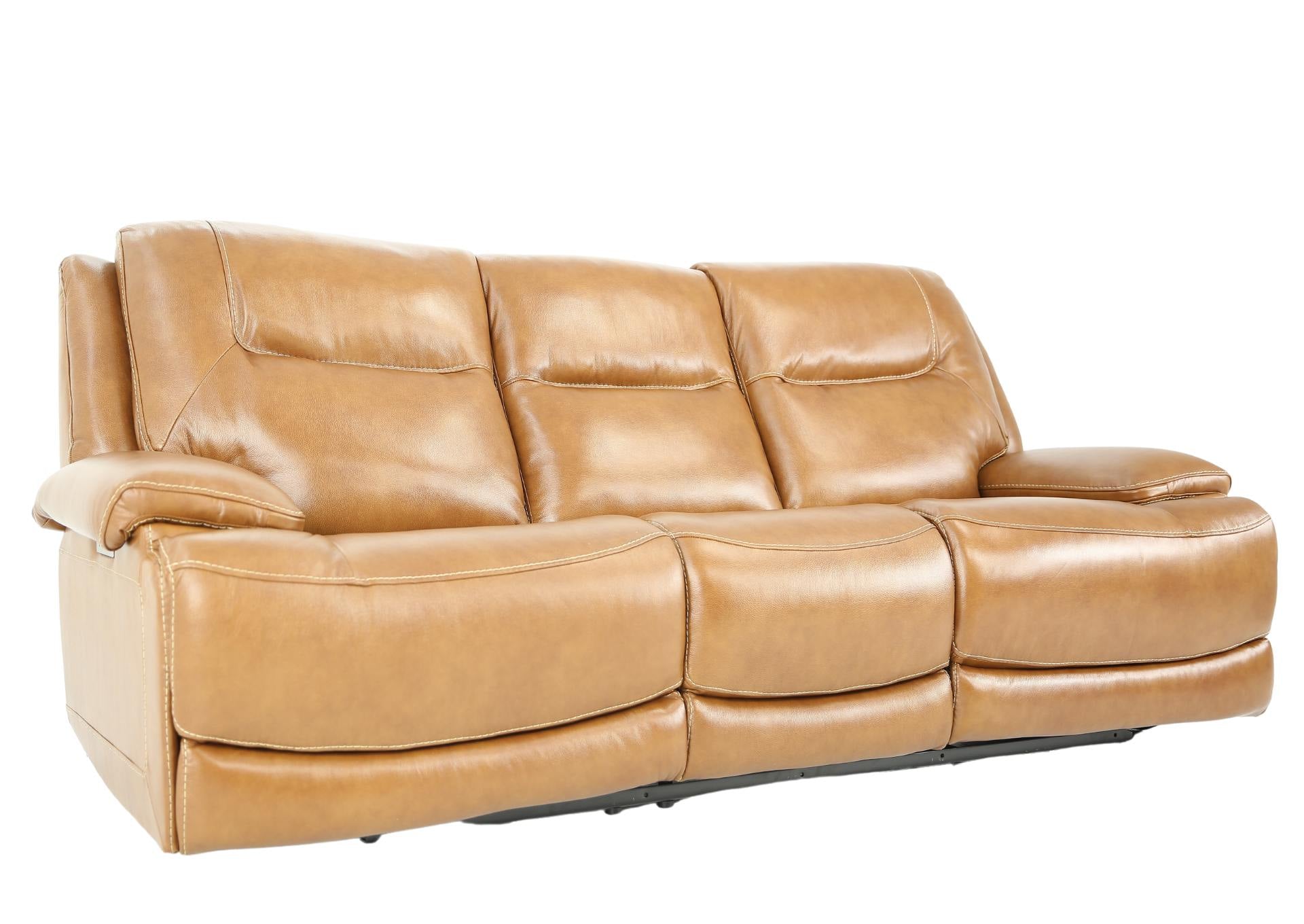 BERLIN BUCKSKIN LEATHER 2P POWER SOFA - Additional View 1