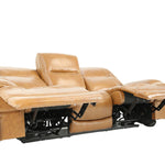 BERLIN BUCKSKIN LEATHER 2P POWER SOFA - Additional View 3