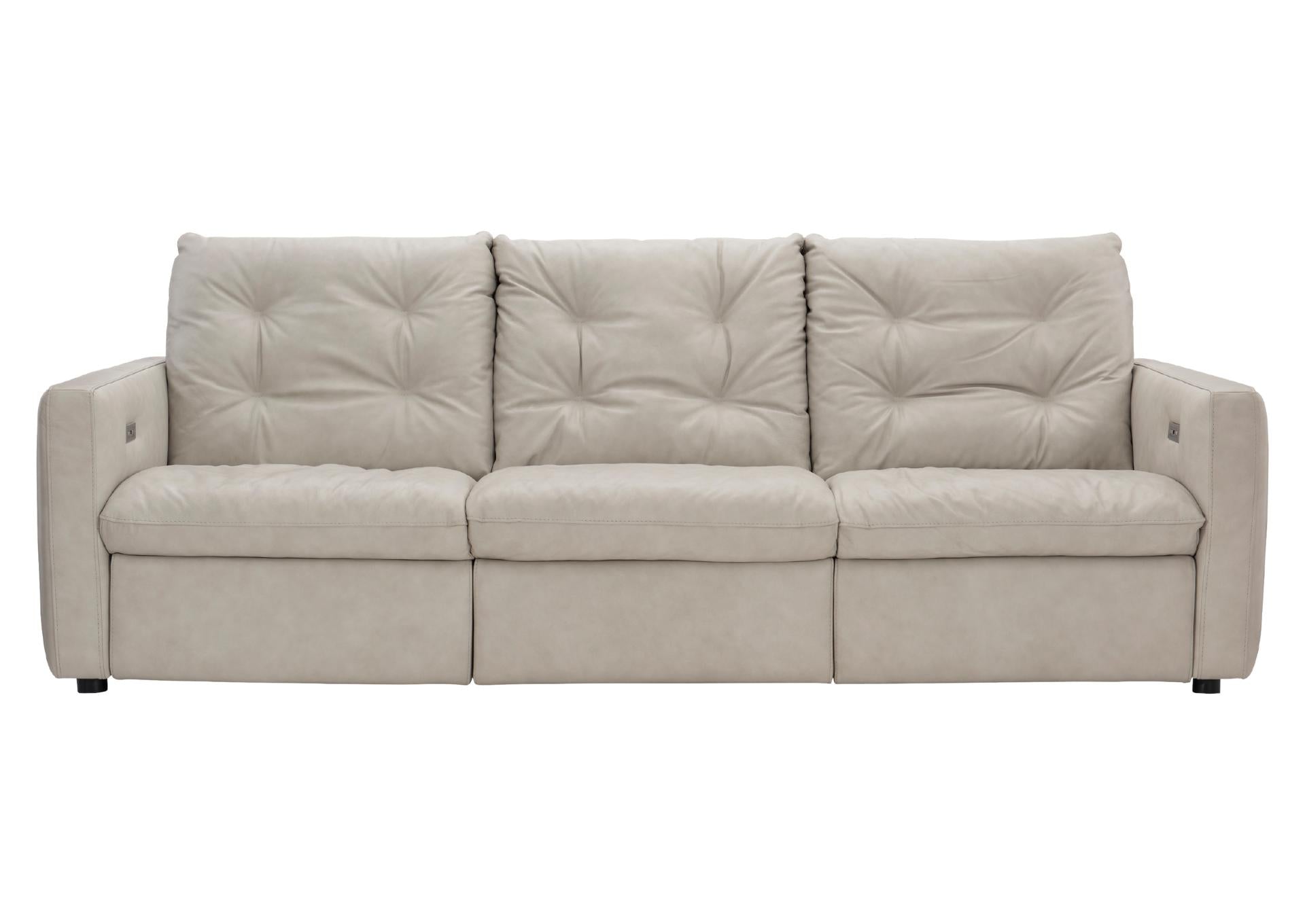 KAYA PEARL LEATHER POWER RECLINING SOFA