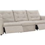 KAYA PEARL LEATHER POWER RECLINING SOFA - Additional View 1