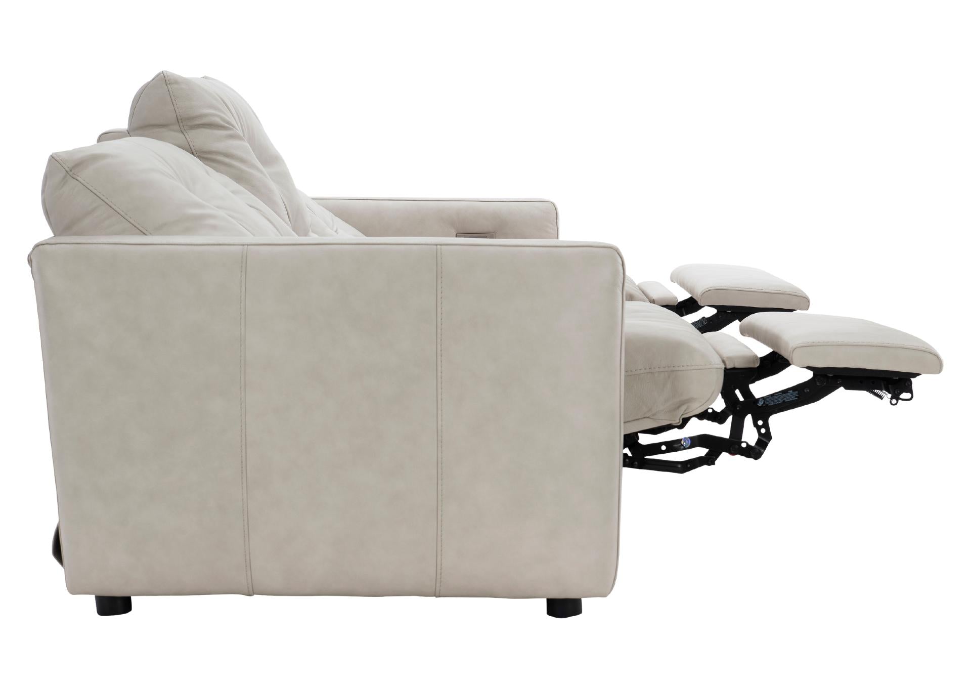 KAYA PEARL LEATHER POWER RECLINING SOFA - Additional View 2