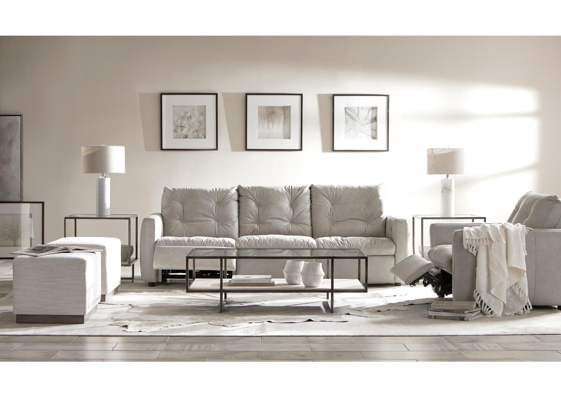 KAYA PEARL LEATHER POWER RECLINING SOFA - Additional View 3