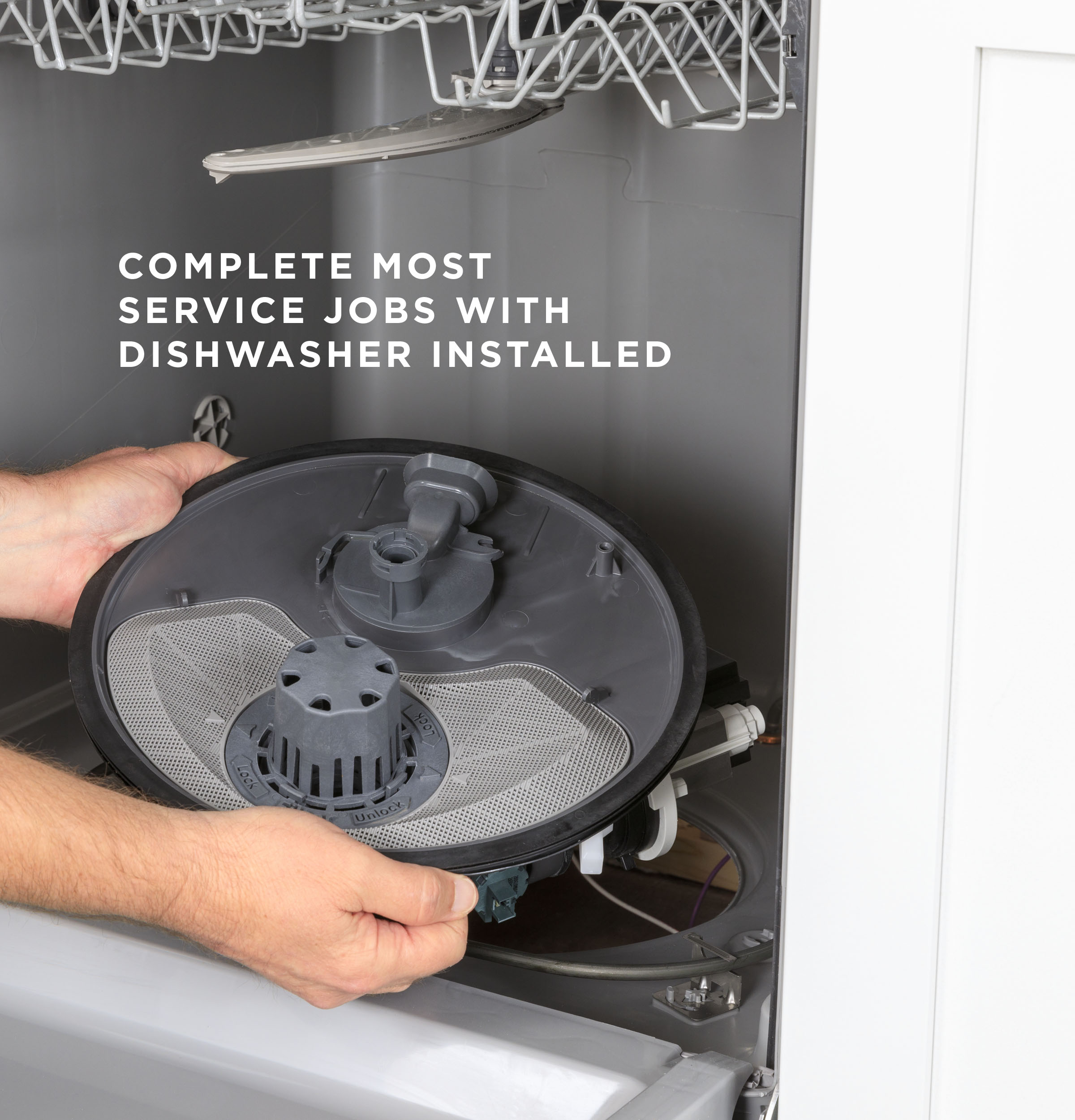 GE WHITE FRONT CONTROL DISHWASHER - Dishwashers - Additional View 13