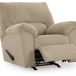 Ashley Furniture - Simplejoy Recliner - Sand - Beige Fabric - Recliners - Additional View 2
