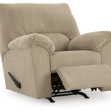 Ashley Furniture - Simplejoy Recliner - Sand - Beige Fabric - Recliners - Additional View 2