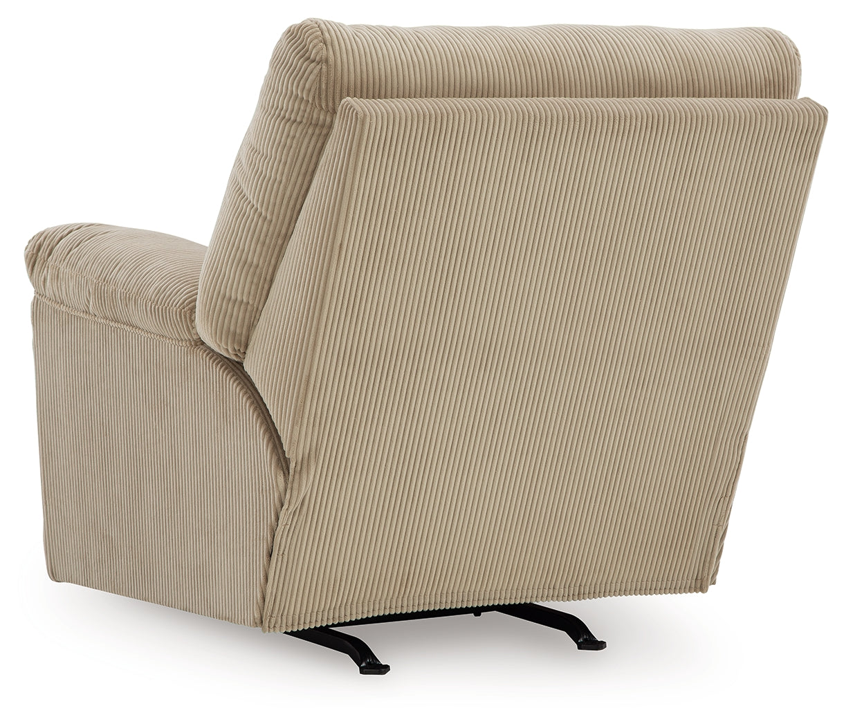 Ashley Furniture - Simplejoy Recliner - Sand - Beige Fabric - Recliners - Additional View 5