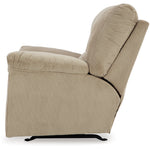 Ashley Furniture - Simplejoy Recliner - Sand - Beige Fabric - Recliners - Additional View 6