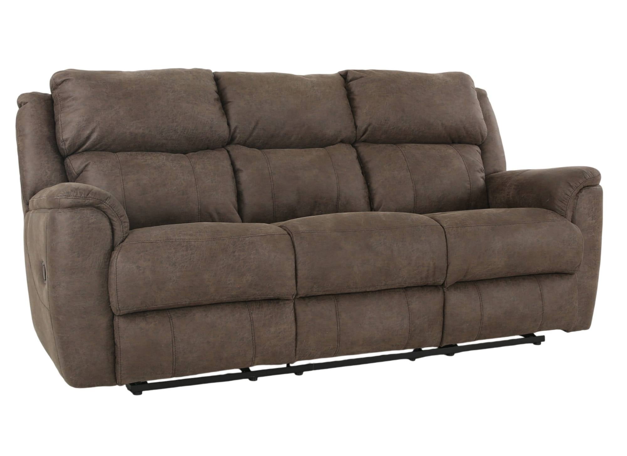 MILO ESPRESSO RECLINING SOFA WITH DROP DOWN TABLE WITH CUPHOLDERS - Additional View 1