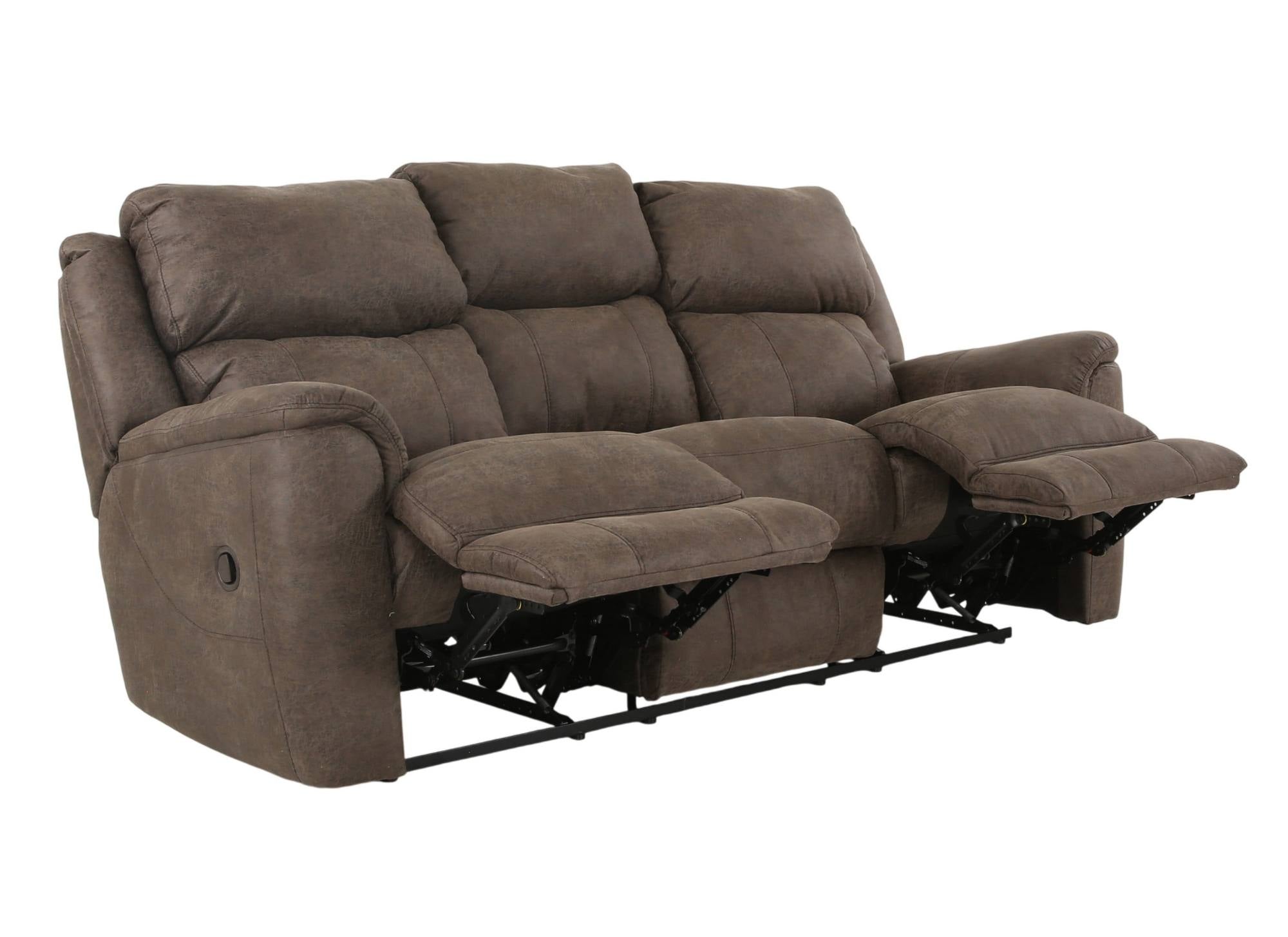 MILO ESPRESSO RECLINING SOFA WITH DROP DOWN TABLE WITH CUPHOLDERS - Additional View 2