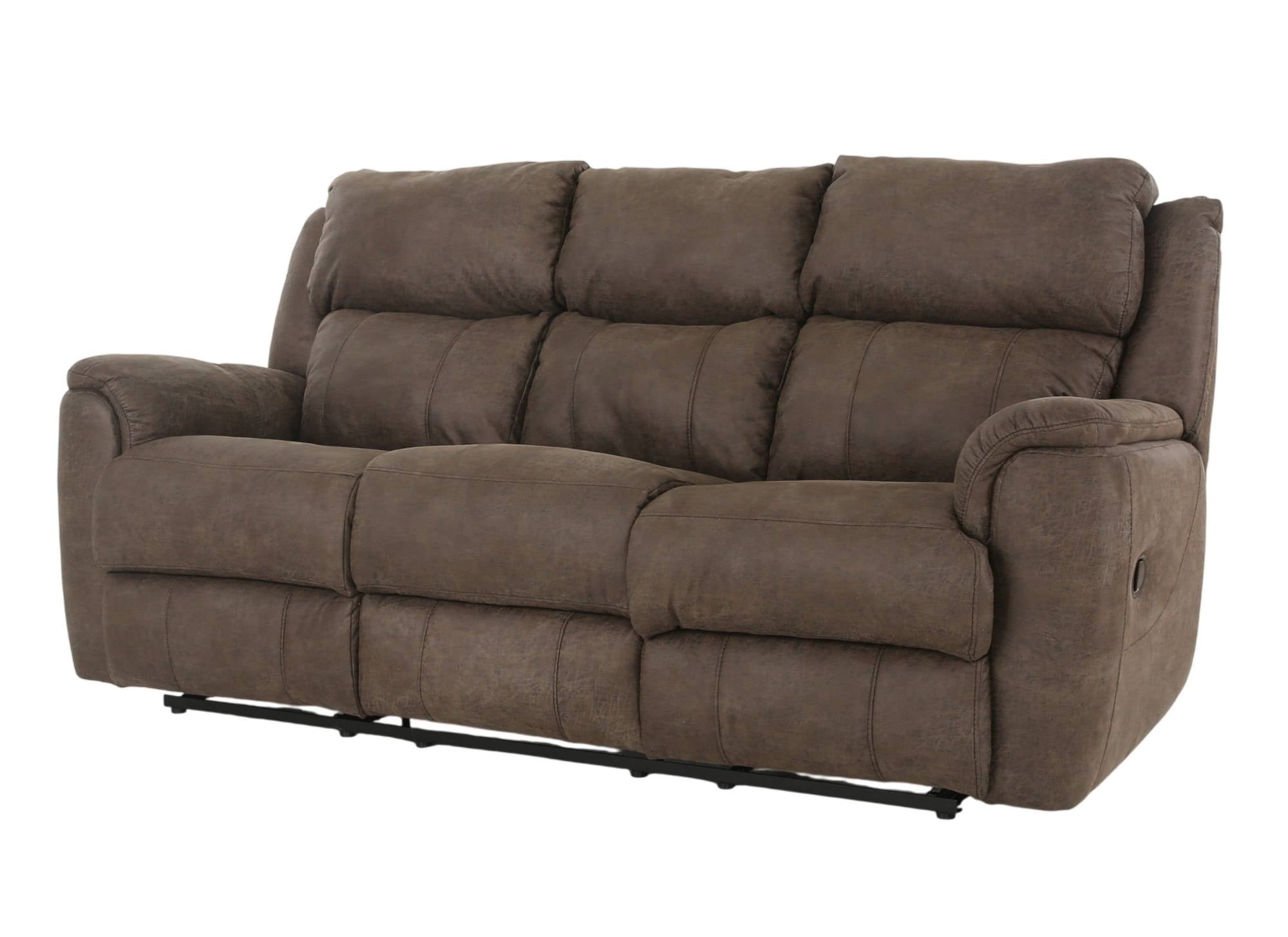 MILO ESPRESSO RECLINING SOFA WITH DROP DOWN TABLE WITH CUPHOLDERS - Additional View 5