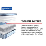 Tempur Sealy - MEDINA II MEDIUM PILLOWTOP FULL MATTRESS - Light Blue|Blue Fabric - Mattresses - Additional View 11