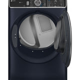 GE SAPPHIRE BLUE FRONT LOAD 7.8CU ELECTRIC DRYER WITH STEAM - Dryers - Additional View 1