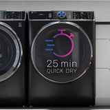 GE SAPPHIRE BLUE FRONT LOAD 7.8CU ELECTRIC DRYER WITH STEAM - Dryers - Additional View 5