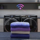 GE SAPPHIRE BLUE FRONT LOAD 7.8CU ELECTRIC DRYER WITH STEAM - Dryers - Additional View 9