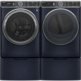 GE SAPPHIRE BLUE FRONT LOAD 7.8CU ELECTRIC DRYER WITH STEAM - Dryers - Additional View 17