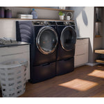 GE SAPPHIRE BLUE FRONT LOAD 7.8CU ELECTRIC DRYER WITH STEAM - Dryers - Additional View 19