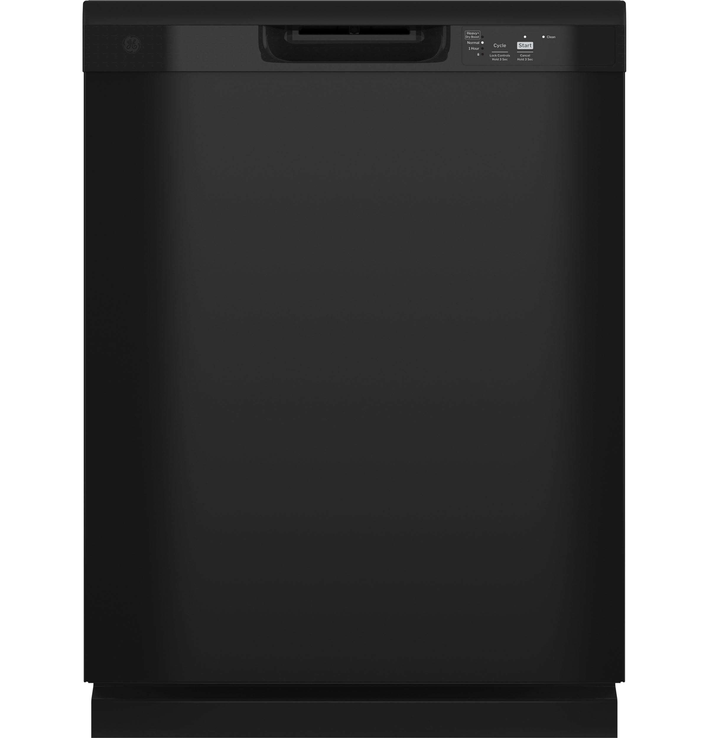 GE BLACK FRONT CONTROL DISHWASHER - Dishwashers