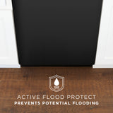 GE BLACK FRONT CONTROL DISHWASHER - Dishwashers - Additional View 9