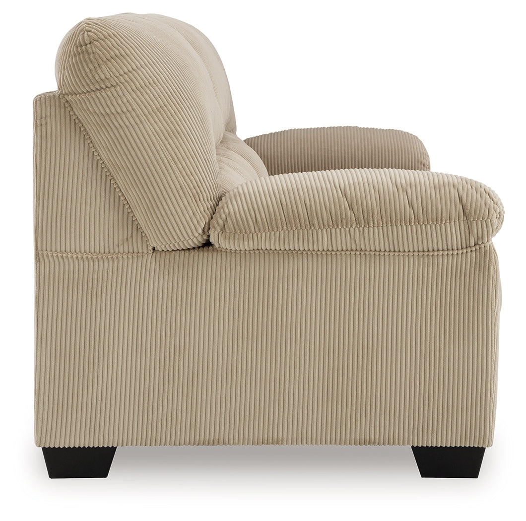 Ashley Furniture - Simplejoy Sofa - Sand - Beige Fabric - Sofas - Additional View 3