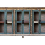 International Furniture Direct - ANTIQUE 73" CONSOLE - Light Brown Wood - Tables