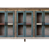 International Furniture Direct - ANTIQUE 73" CONSOLE - Light Brown Wood - Tables