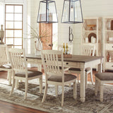 Ashley Furniture - Bolanburg 7 Piece Dining Set - Beige Fabric|Wood - Dining Room Sets - Additional View 2