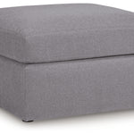 Ashley Furniture - Nexseat Ottoman - Gray Next-Gen Nuvella - Ottomans