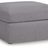 Ashley Furniture - Nexseat Ottoman - Gray Next-Gen Nuvella - Ottomans