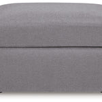 Ashley Furniture - Nexseat Ottoman - Gray Next-Gen Nuvella - Ottomans - Additional View 3