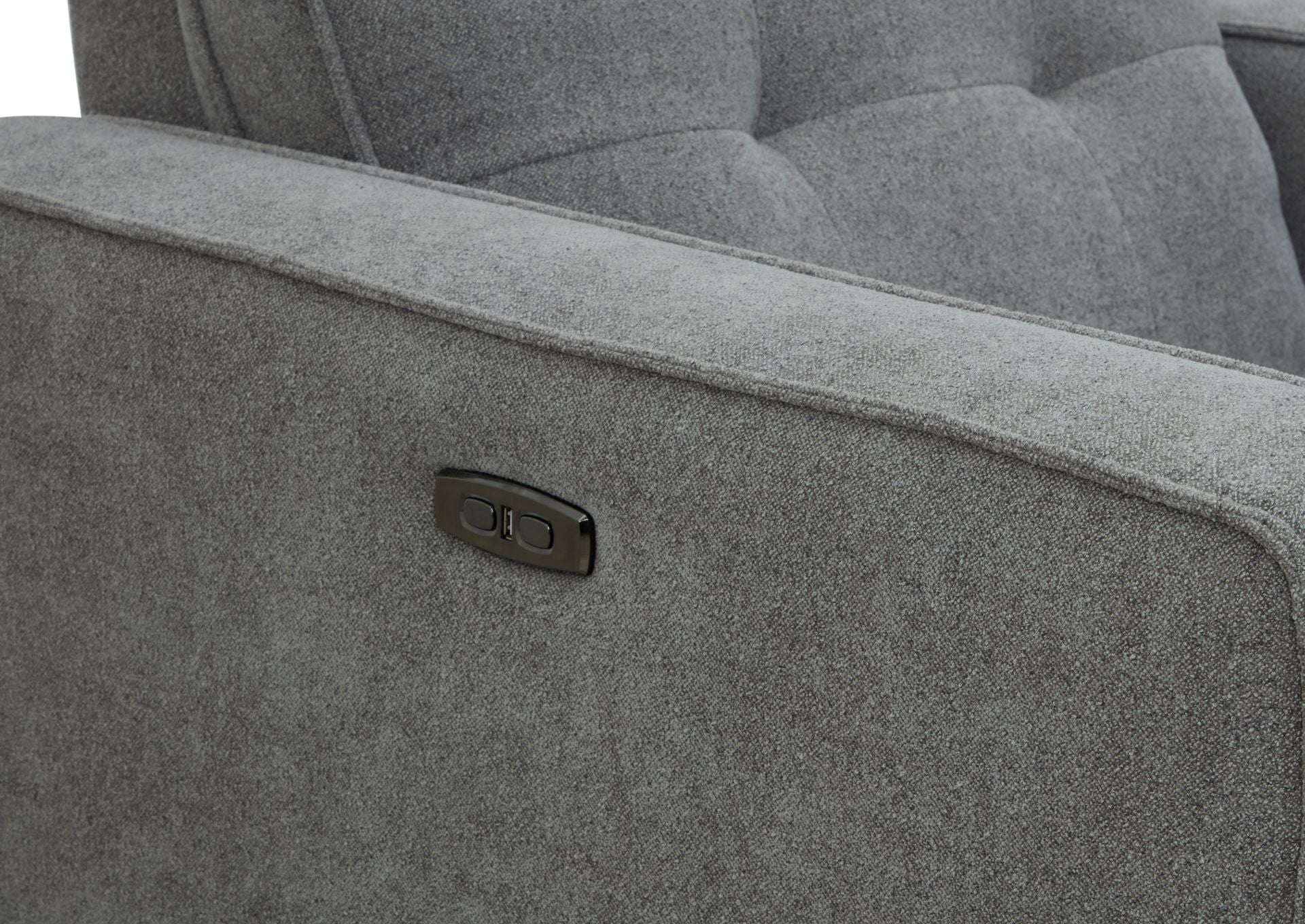 ELLIOT PEWTER POWER RECLINER - Additional View 4