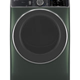 GE Profile Energy Star 7.8 Cu. Ft. Capacity Smart Front Load Electric Dryer With Steam And Sanitize Cycle - Jade Green