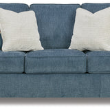 Ashley Furniture - Cashton Blue Queen Sleeper - Fabric - Sofas