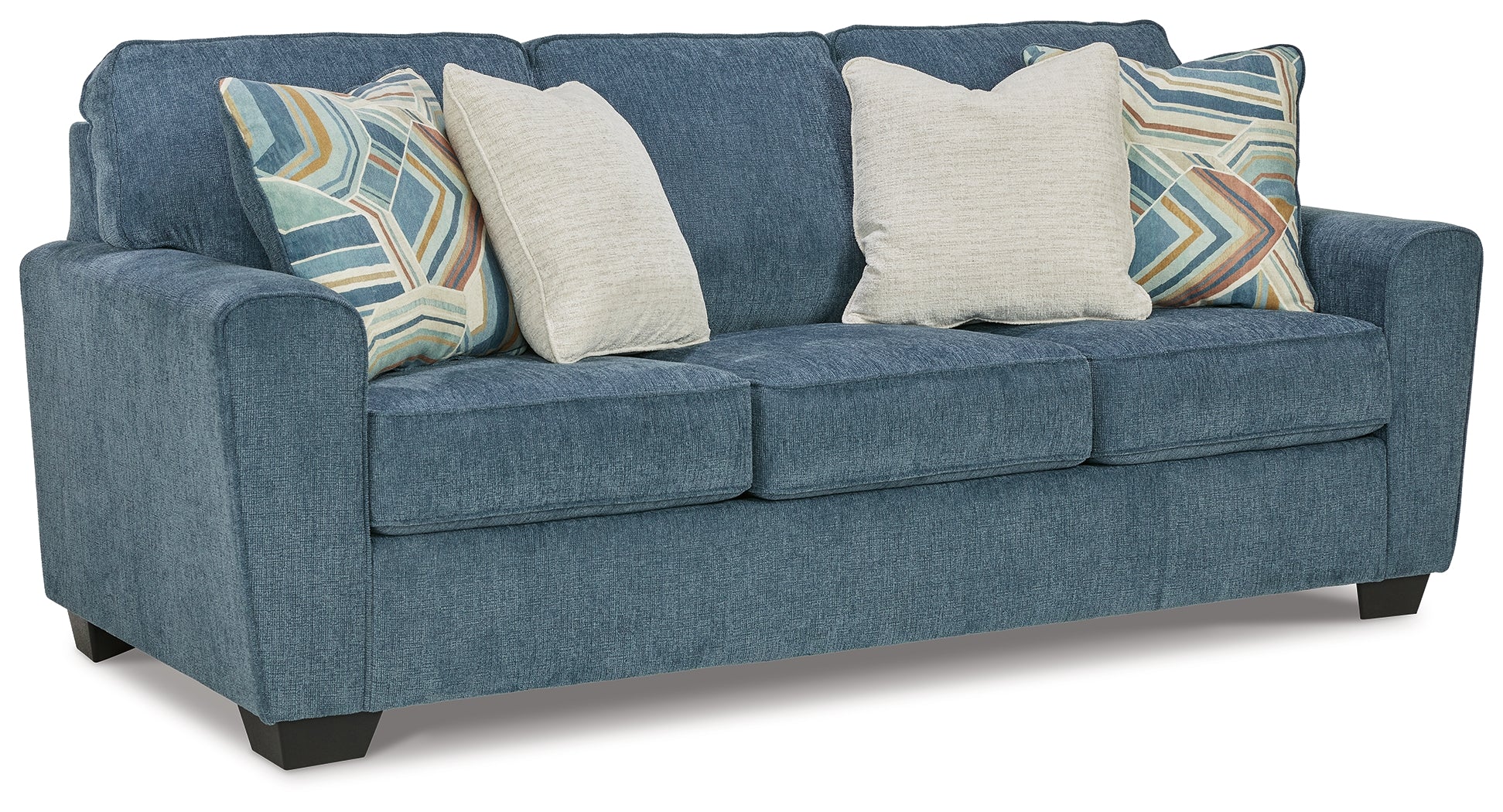 Ashley Furniture - Cashton Blue Queen Sleeper - Fabric - Sofas - Additional View 2