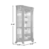 Pulaski Furniture - CURVED END CURIO - Dark Brown Wood|Glass - Cabinets - Additional View 8
