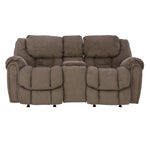 Baxter Reclining Loveseat With Console - Taupe