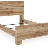 Ashley Furniture - Hyanna Full Panel Bed - Brown - Beige Wood - Beds - Additional View 2