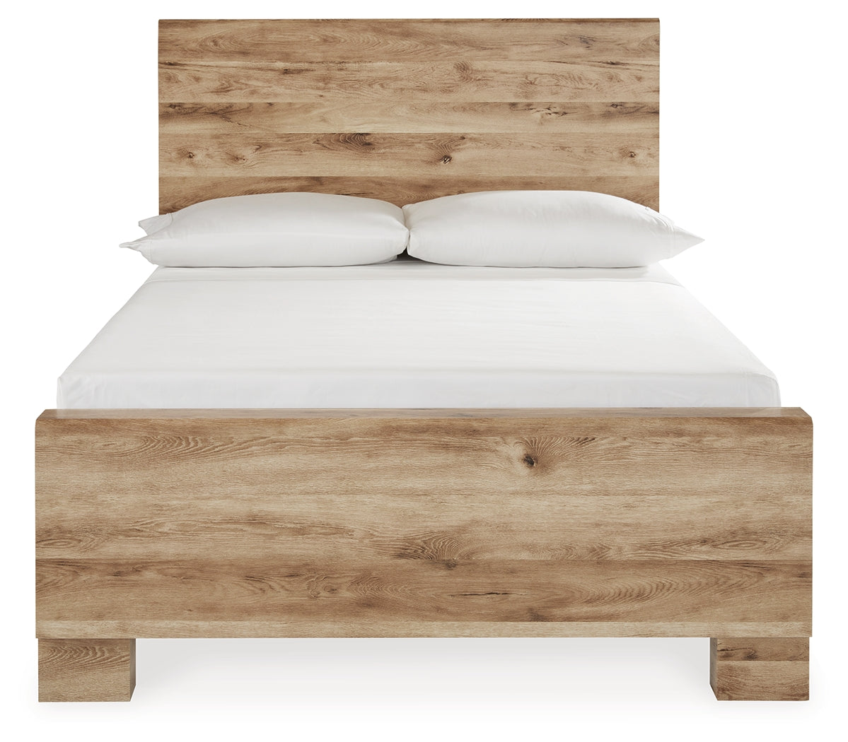 Ashley Furniture - Hyanna Full Panel Bed - Brown - Beige Wood - Beds - Additional View 3