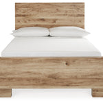 Ashley Furniture - Hyanna Full Panel Bed - Brown - Beige Wood - Beds - Additional View 3