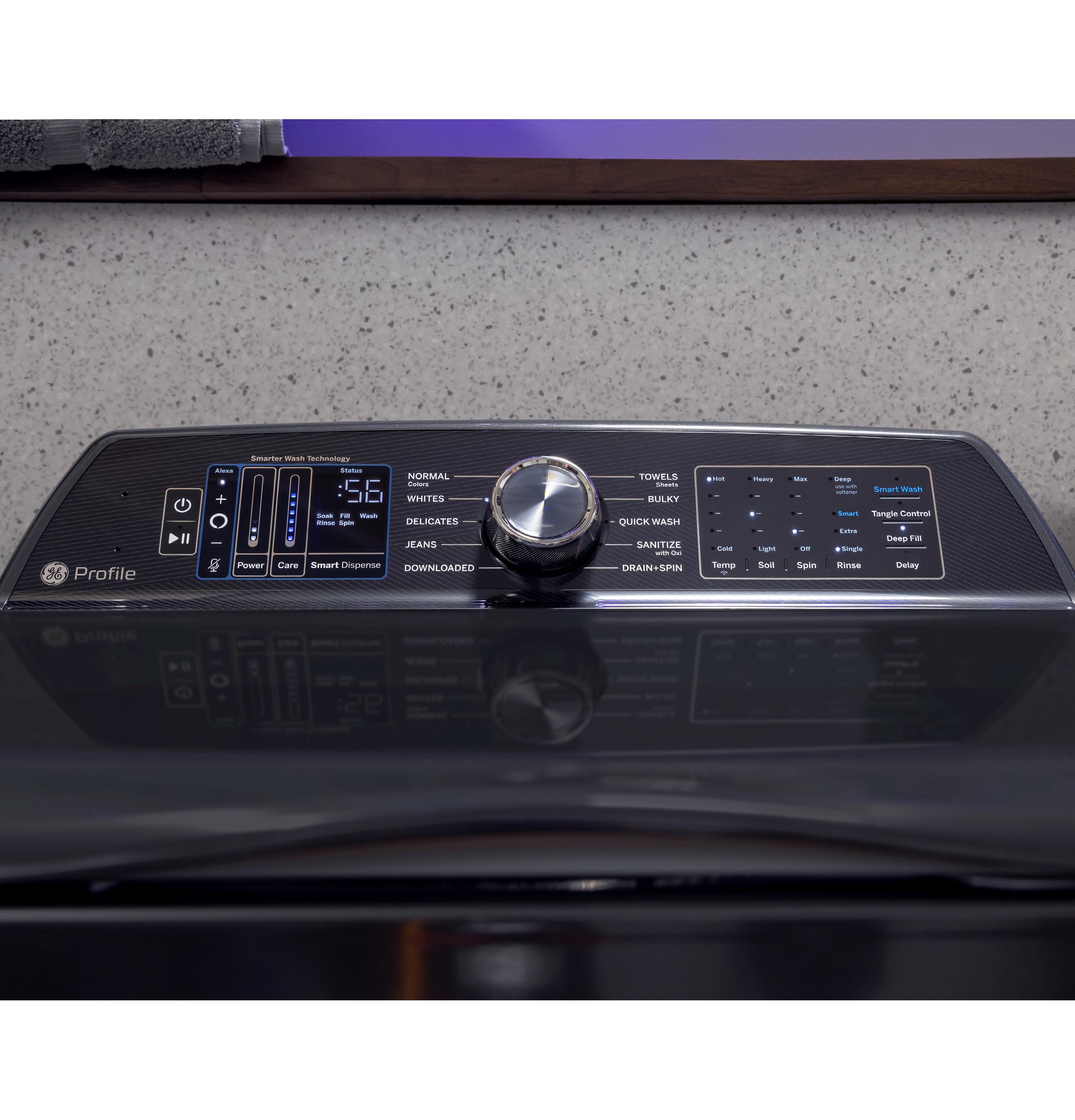 GE SAPPHIRE BLUE TOP LOAD 5.3CU WASHER - Washers - Additional View 7
