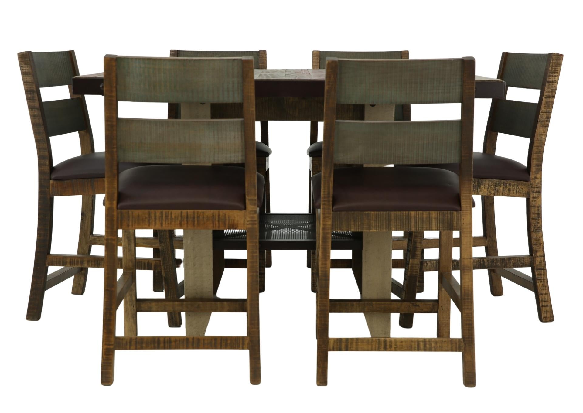Jefferson 7 Piece Counter Height Dining Set