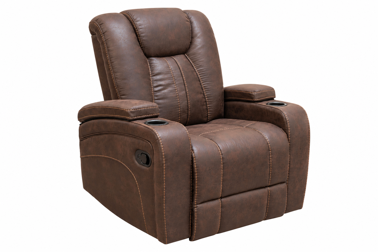 Ozias Brown Glider Recliner