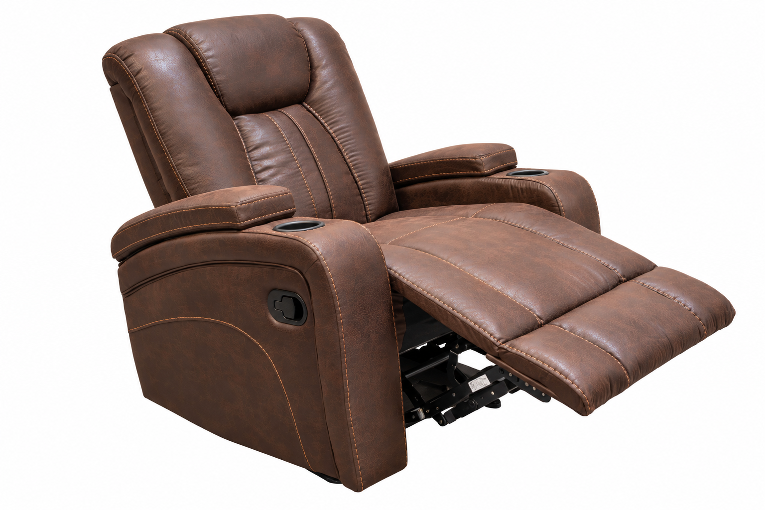 Ozias Brown Glider Recliner - Additional View 1