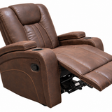 Ozias Brown Glider Recliner - Additional View 1